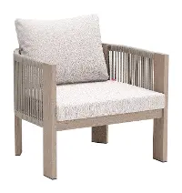 Rebel Beige Patio Accent Chair