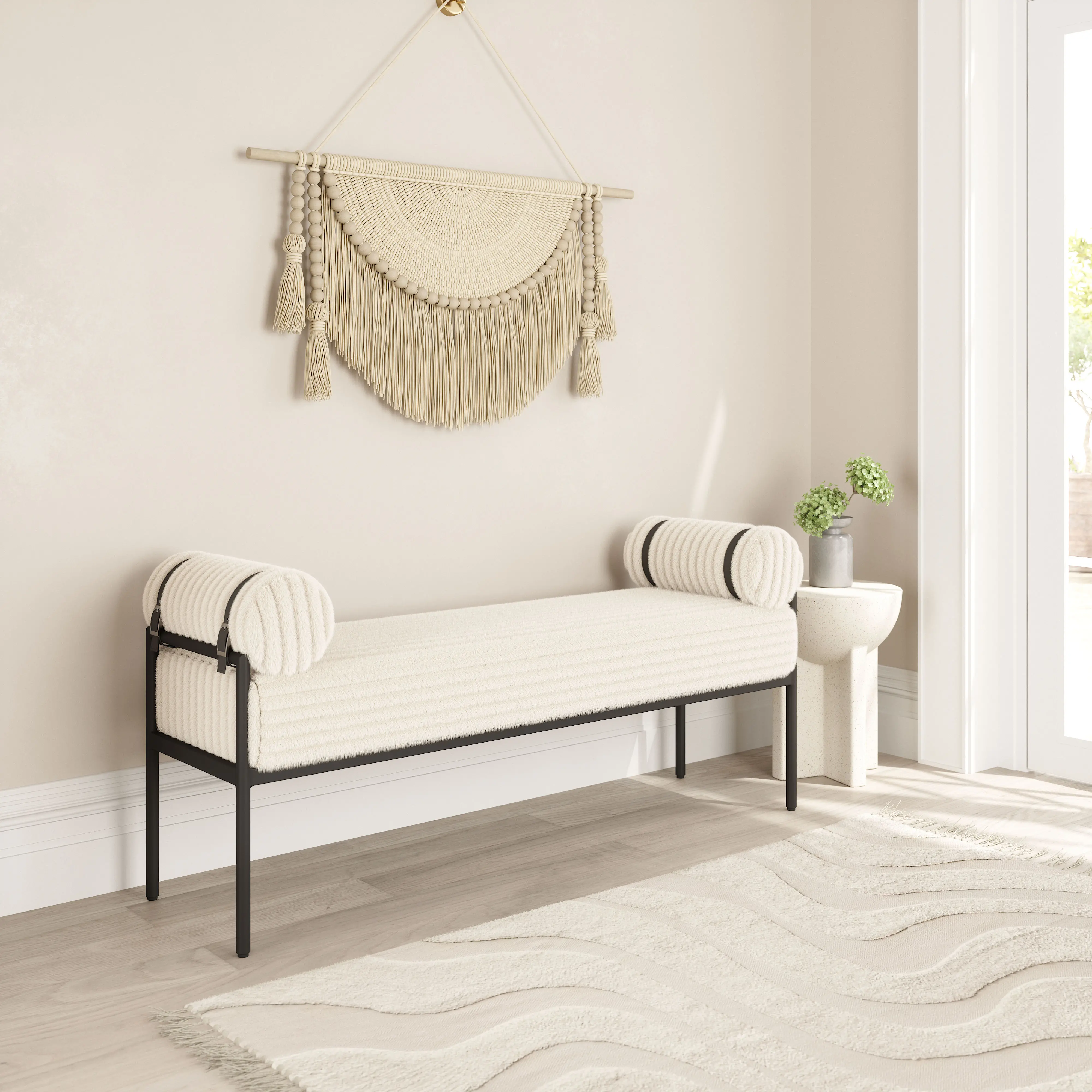 Barrow Cream Bench-2