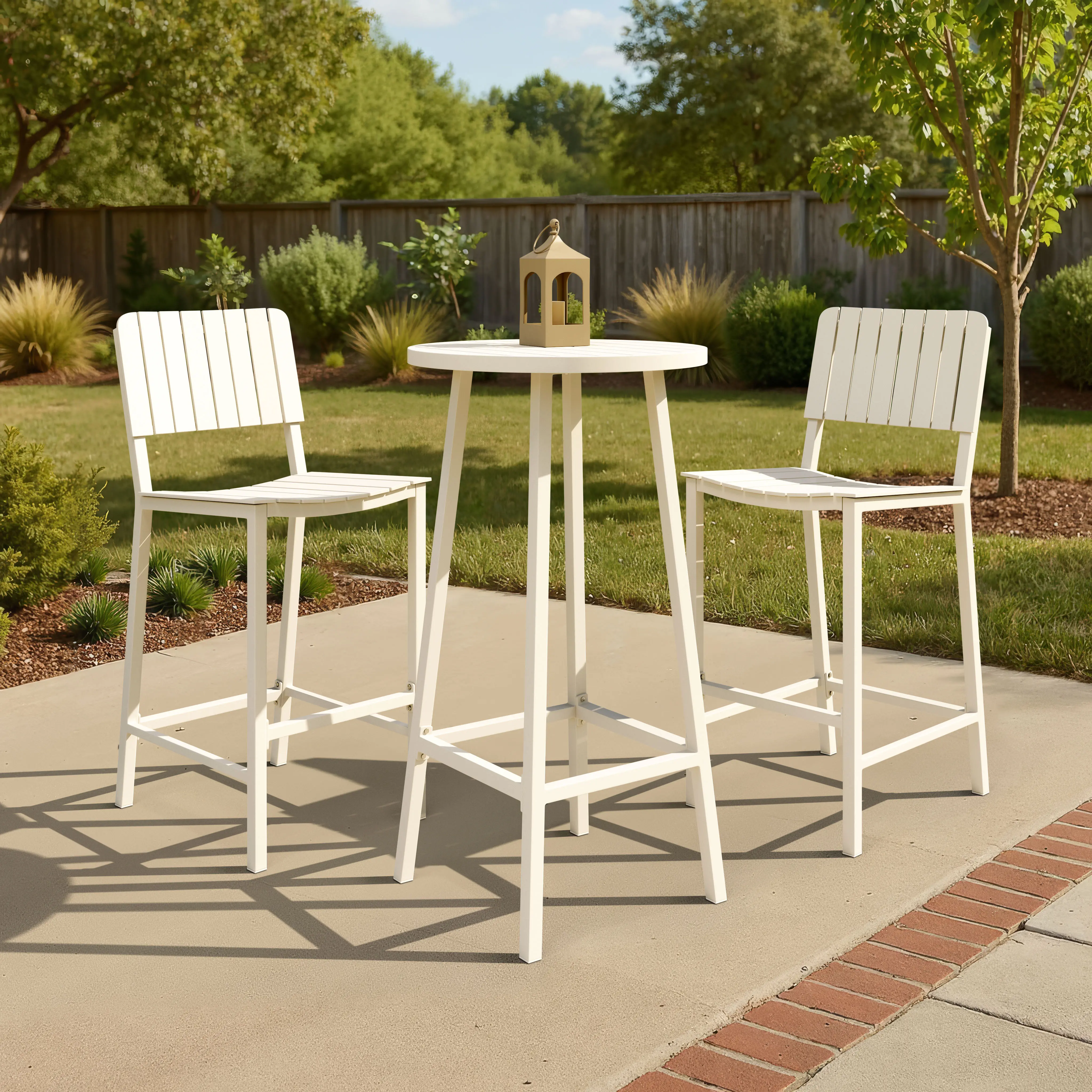 Kayu White Patio Barstool-2