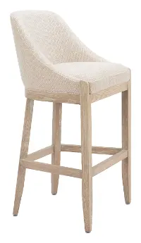 Calmo Beige Barstool