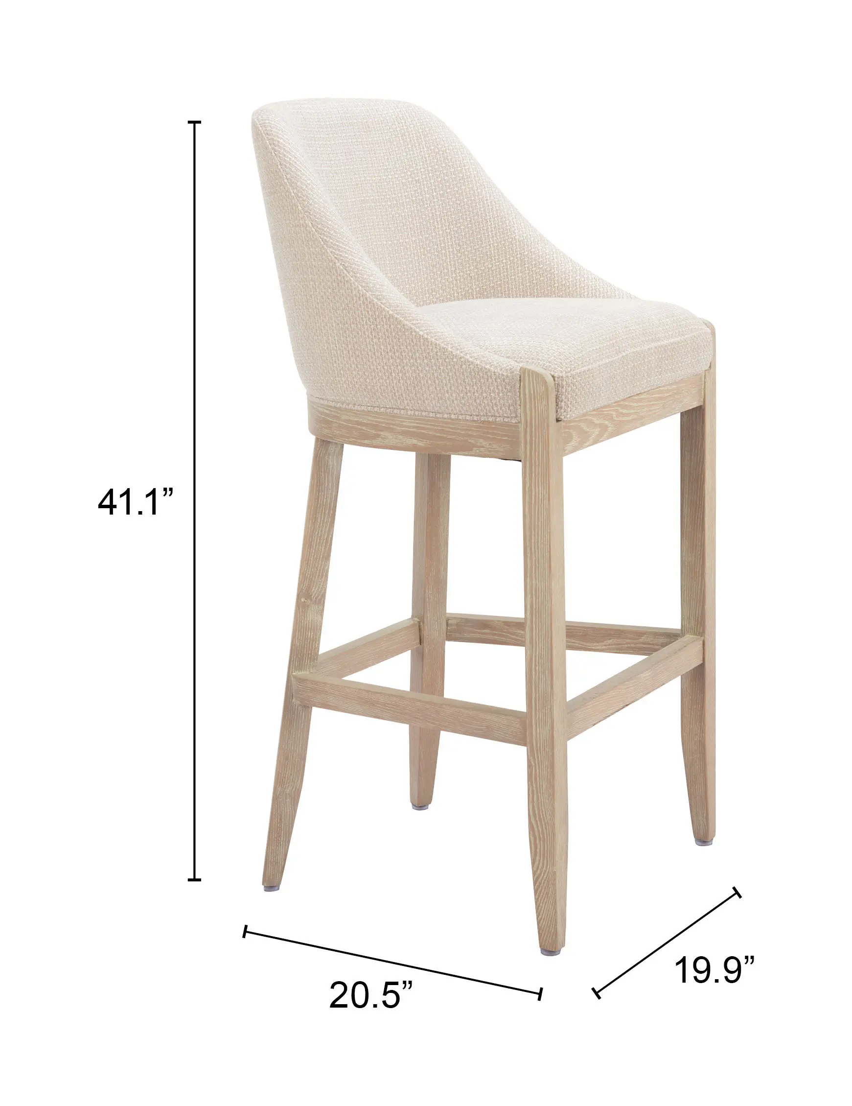 Calmo Beige Barstool-6