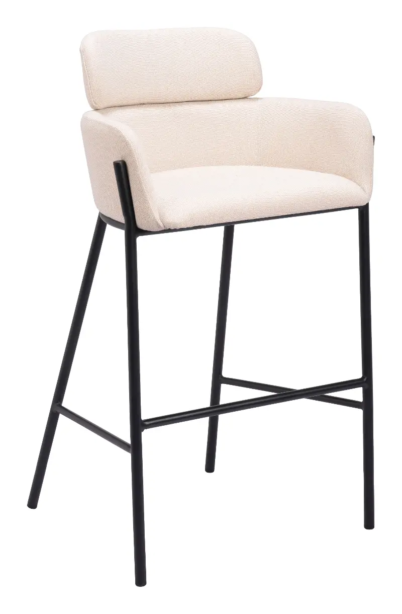 Bremor Beige Barstool