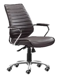 Enterprise Brown Low Back Office Chair