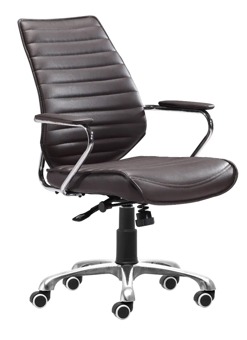 Enterprise Brown Low Back Office Chair