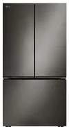 LRFLC2716D LG 26.5 Cu Ft 3‑Door French Door Refrigerator - Counter Depth Internal Dispenser Black Stainless Steel