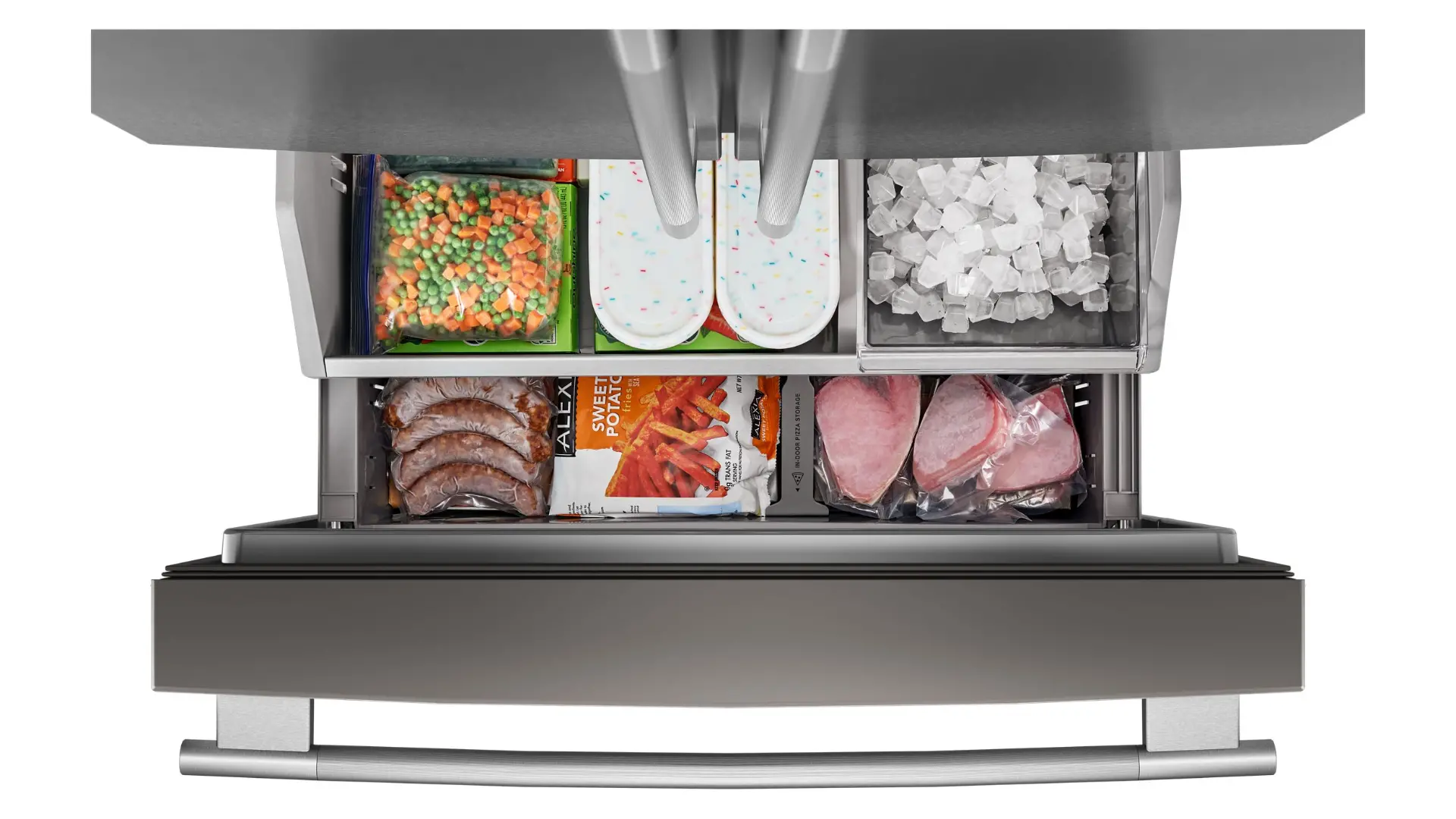 KRFC236SPS KitchenAid 24.3 Cu Ft French Door Refrigerator - Counter Depth Stainless Steel-11