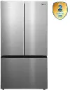 Midea 32 Cu Ft Counter‑Depth 3-Door Refrigerator with AutoFill Water Pitcher – Stainless Steel