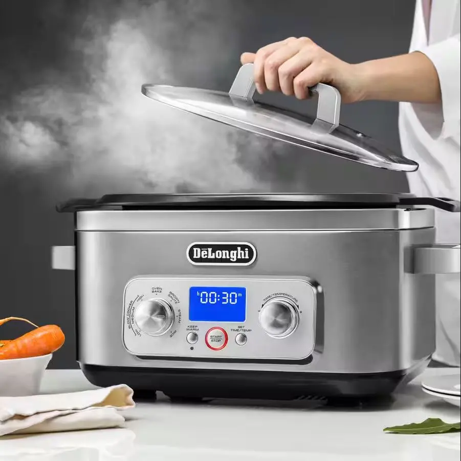 CKM1641D De'Longhi Livenza 5-in-1 Slow Cooker-5