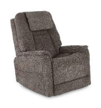 Zecliner 3+ Brown Power Lift Recliner with Heat and Massage