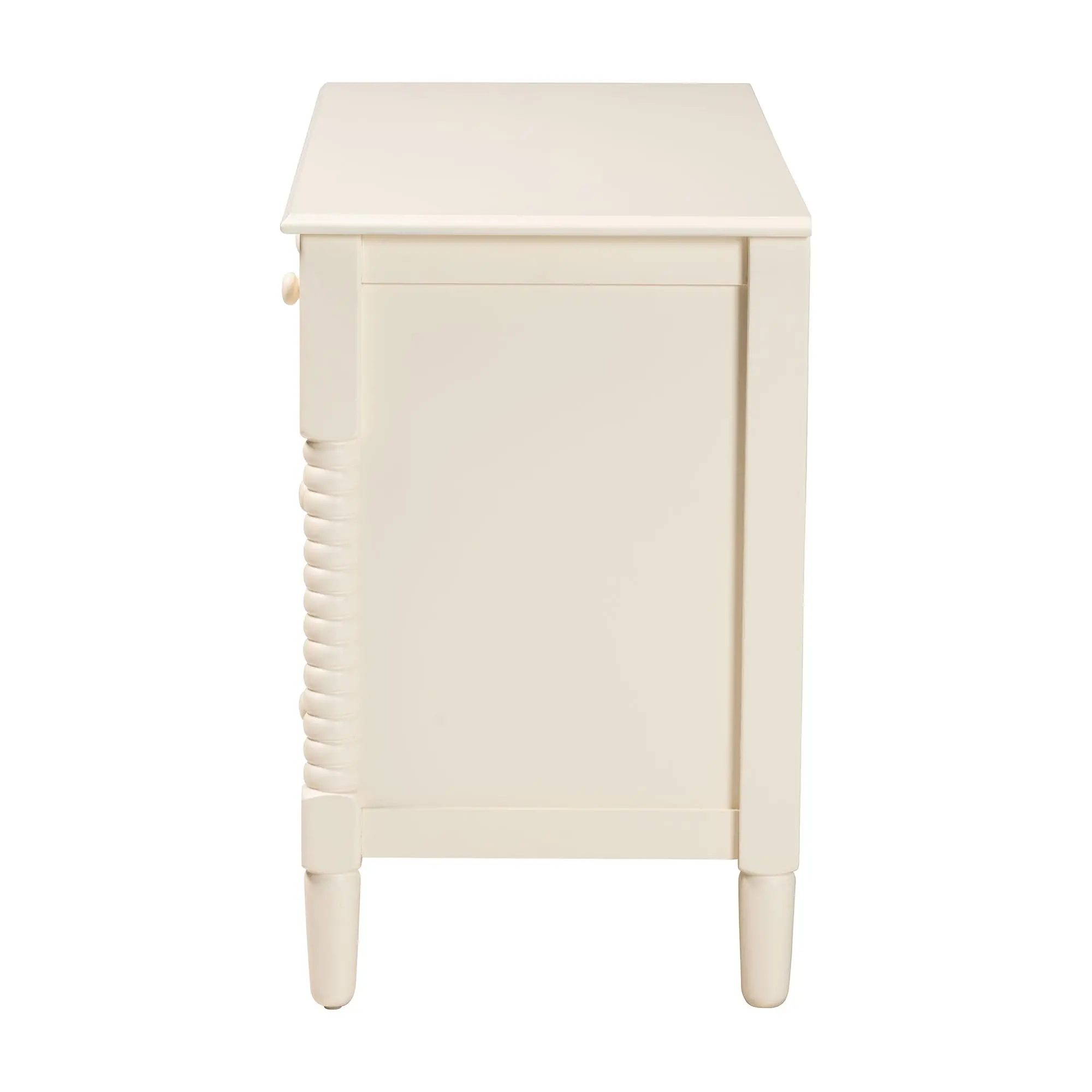 258-14249-RCW Welsh Ivory Spindle Wood 7-Drawer Dresser-6