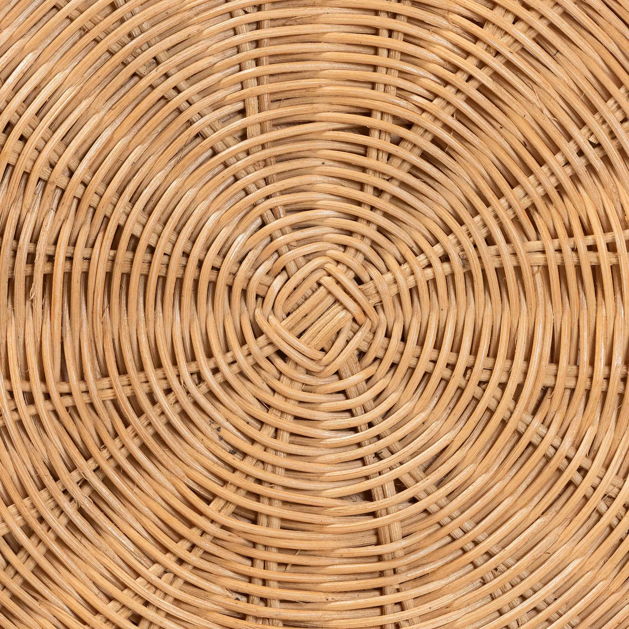 259-14163-RCW Caroline Light Honey Round Natural Rattan End Table-8
