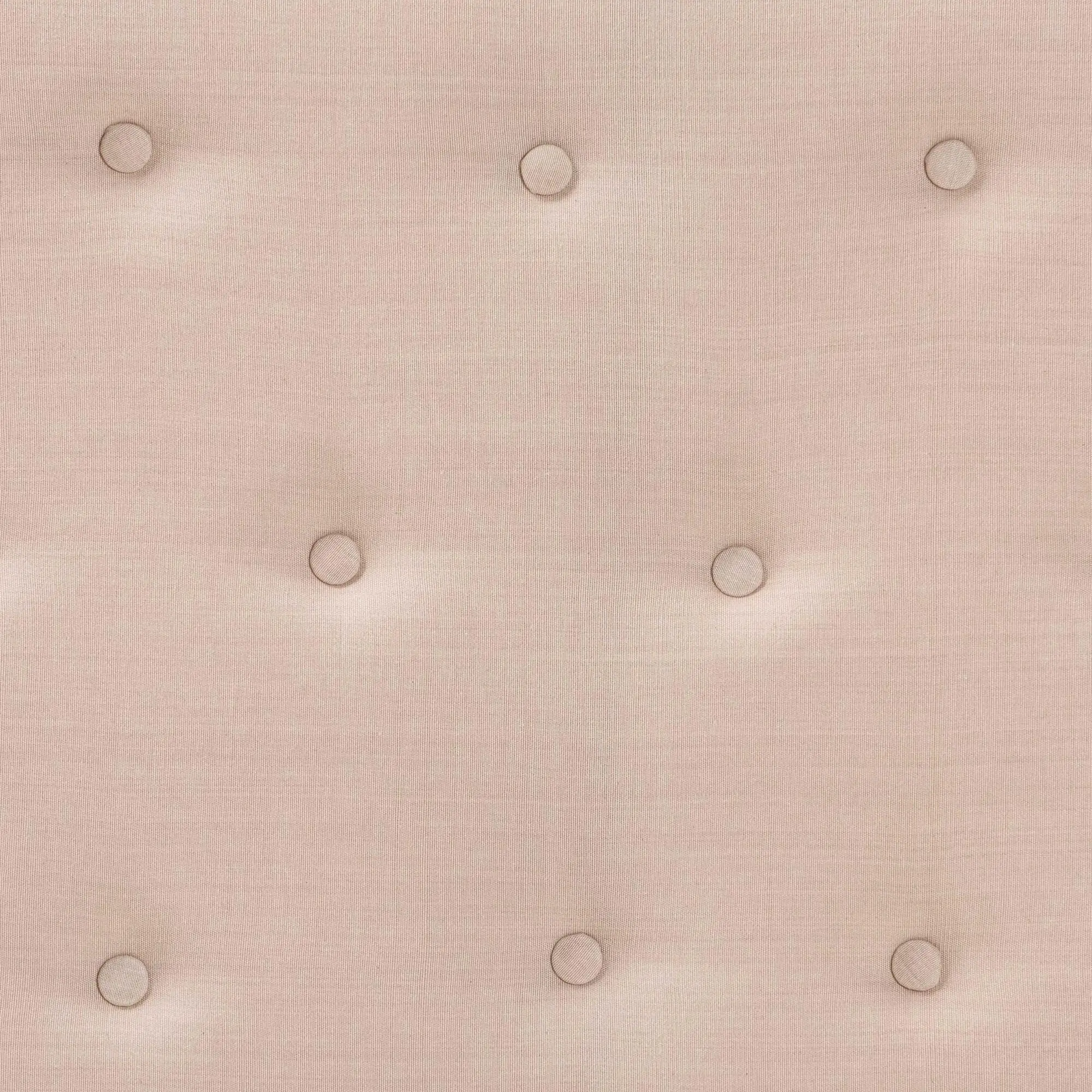 260-14312-RCW Lourdes Beige Upholstered Queen Headboard-4