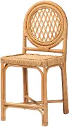260-14177-RCW Orla Light Honey Round Back Rattan Counter Stool