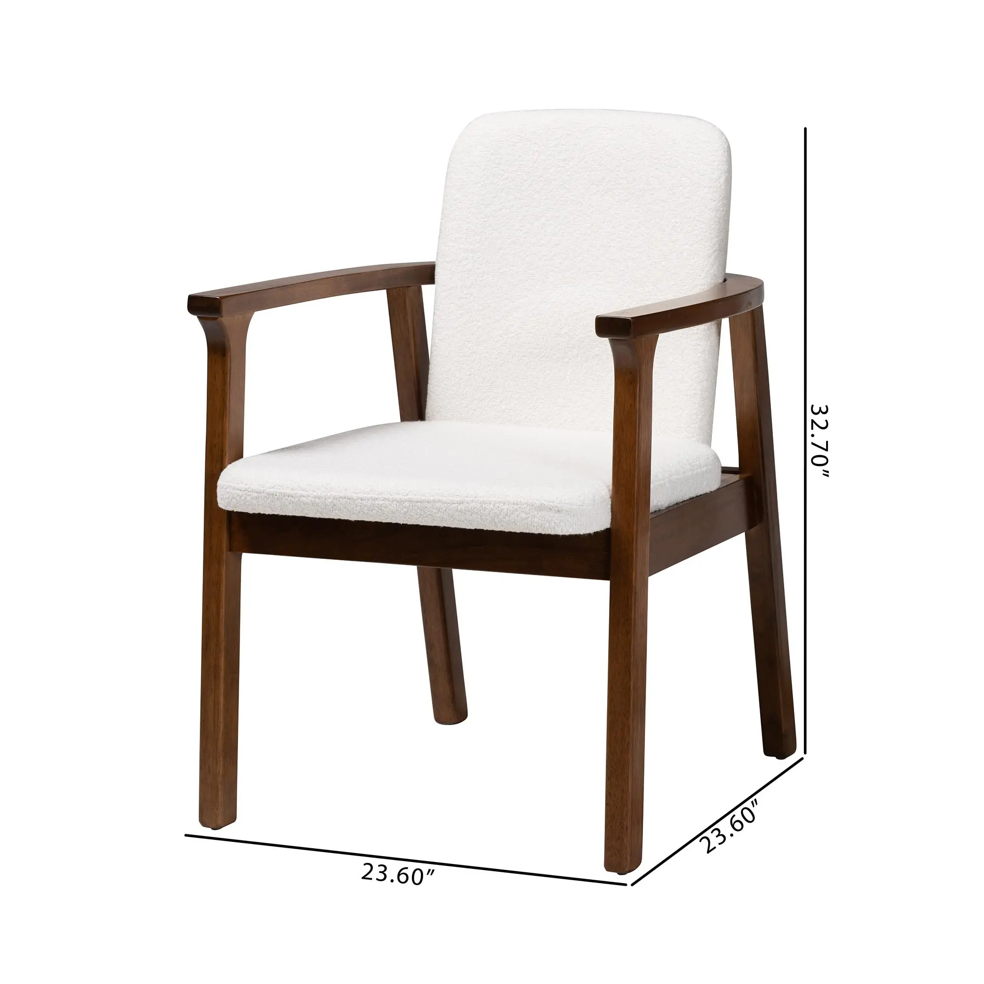 261-2PC-14251-RCW Miyata White and Brown Dining Chairs, Set of 2-7