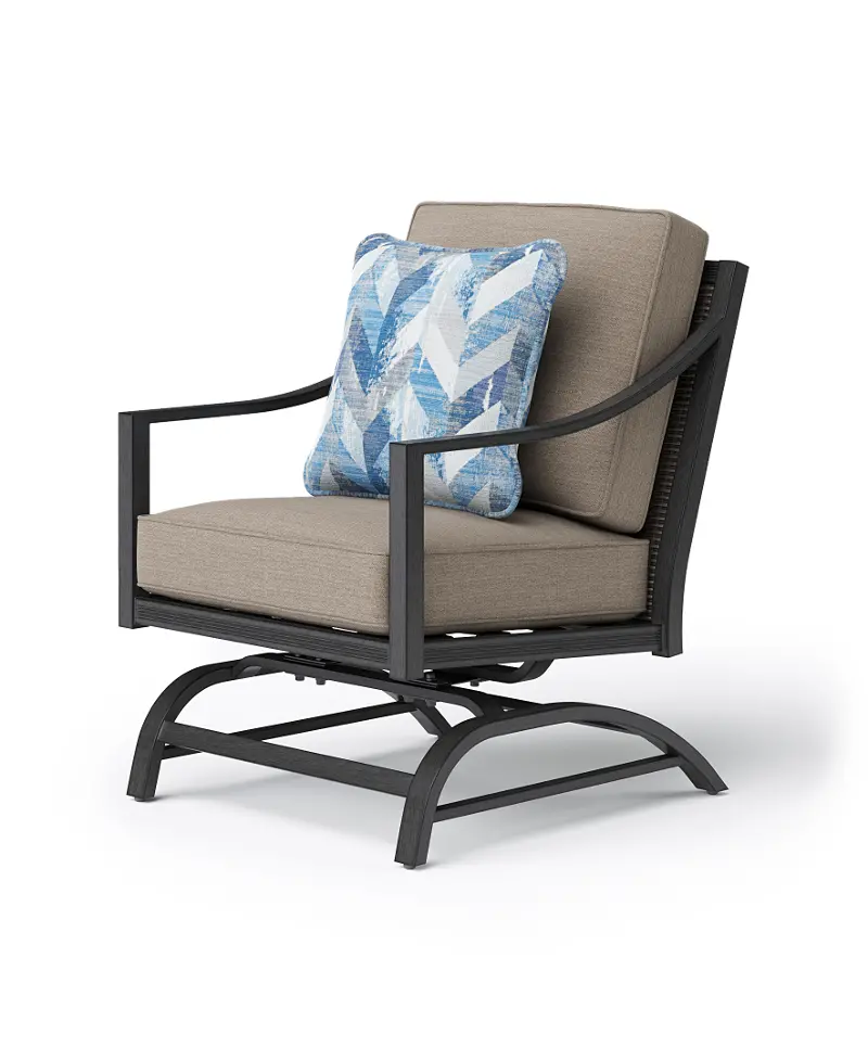 Dover Brown Patio Rocker Chair