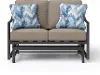 AGR05904N08 Dover Brown Patio Glider Loveseat