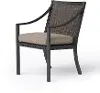 AFR01700N02 Dover Brown Patio Dining Chair