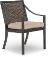 AFR01700N02 Dover Brown Patio Dining Chair