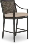 AFR01709N02 Dover Brown Patio Bar Stool