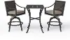 AFR01711N02 Dover Brown Patio Swivel Bar Stool