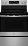 PRF700AYFS GE Profile 5.3 Cu Ft Single Oven Electric Range - Stainless Steel