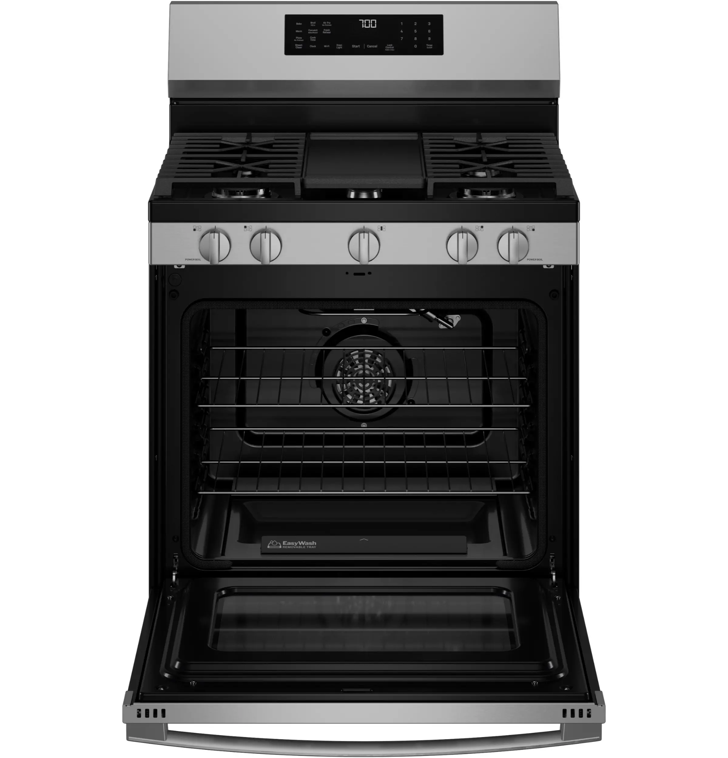 PGF700AYFS GE Profile Smart 5.3 Cu Ft Single Oven Gas Range - Stainless Steel-14