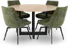KIT/CADE-TBL-OLIVE Cade Olive Green 5-Piece Dining Table Set