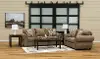 7PC/SOUTHPORT/BRK/SLLTL Southport Brown Sleeper Sofa 7 Piece Living Room Set