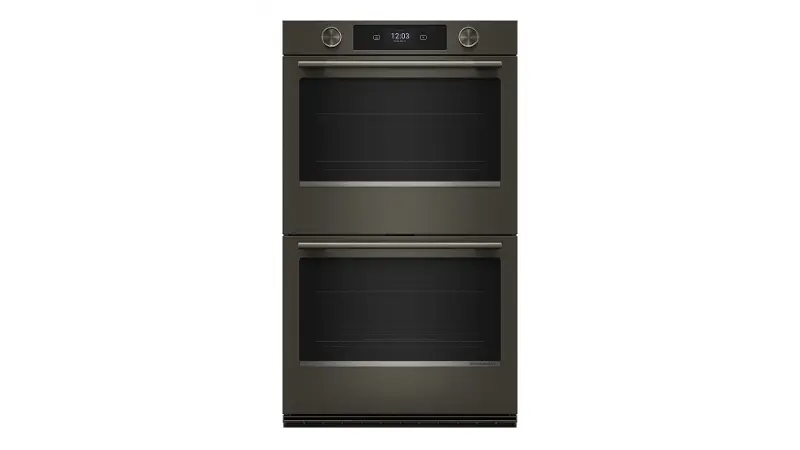 KitchenAid 10 Cu Ft Smart Electric Double Oven - Black Ore