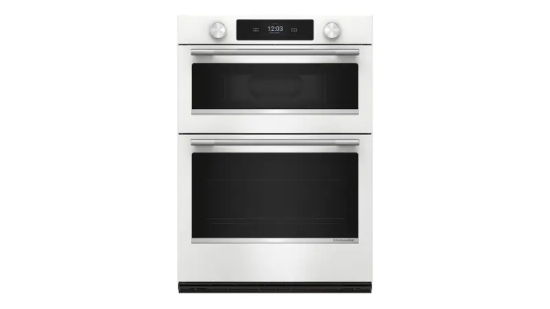 KitchenAid 30 Inch Smart Combination Wall Oven - White