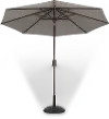 TAP.827.8AT-R004-OF.GR091 Tac Gray Auto Tilt Patio Umbrella