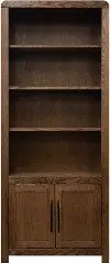 Haven Brown Bookcase Pier