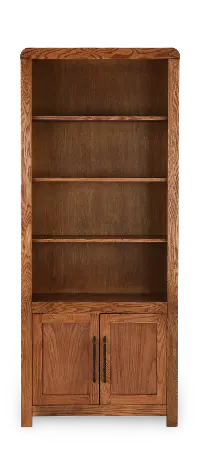 Haven Brown Bookcase Pier