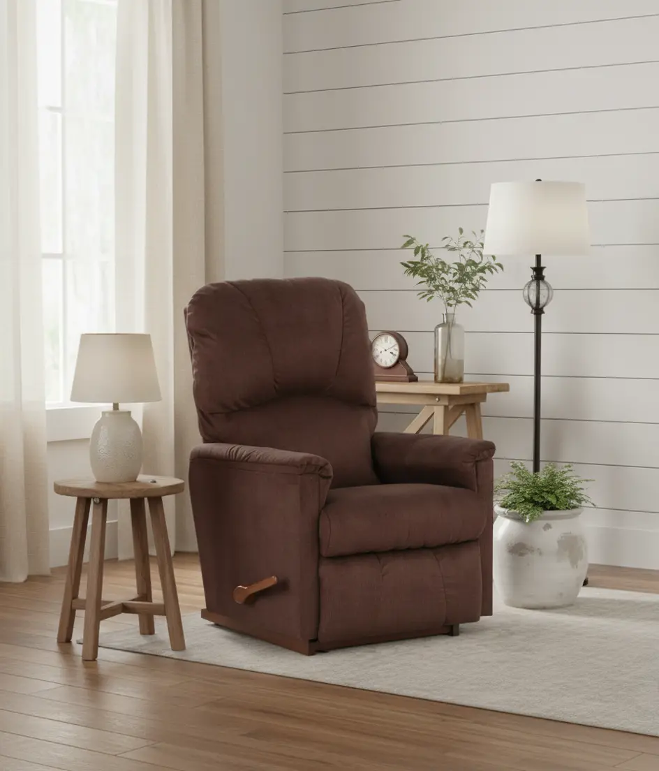 10795/D160878 Mercury Sable Brown Rocker Recliner-10