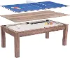 Bonker Driftwood Brown 3-in-1 Multi-Game Dining Table