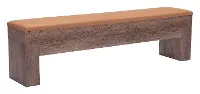 Bonker Brown Storage Bench