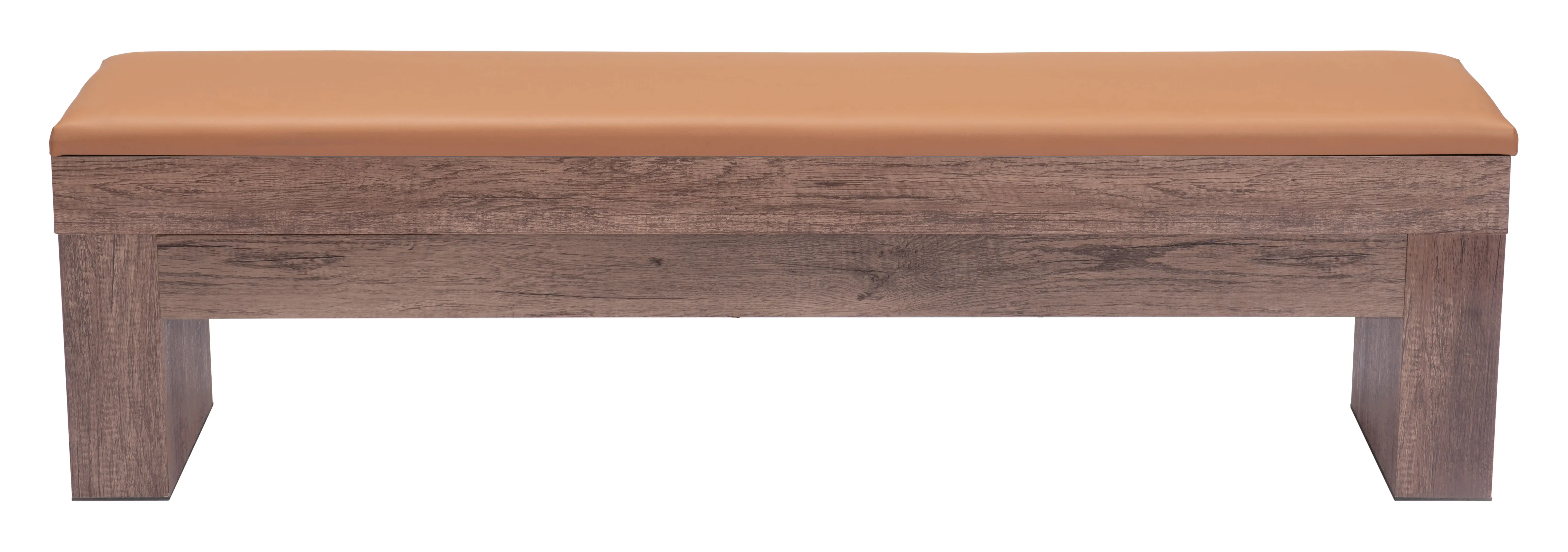 Bonker Brown Storage Bench-3