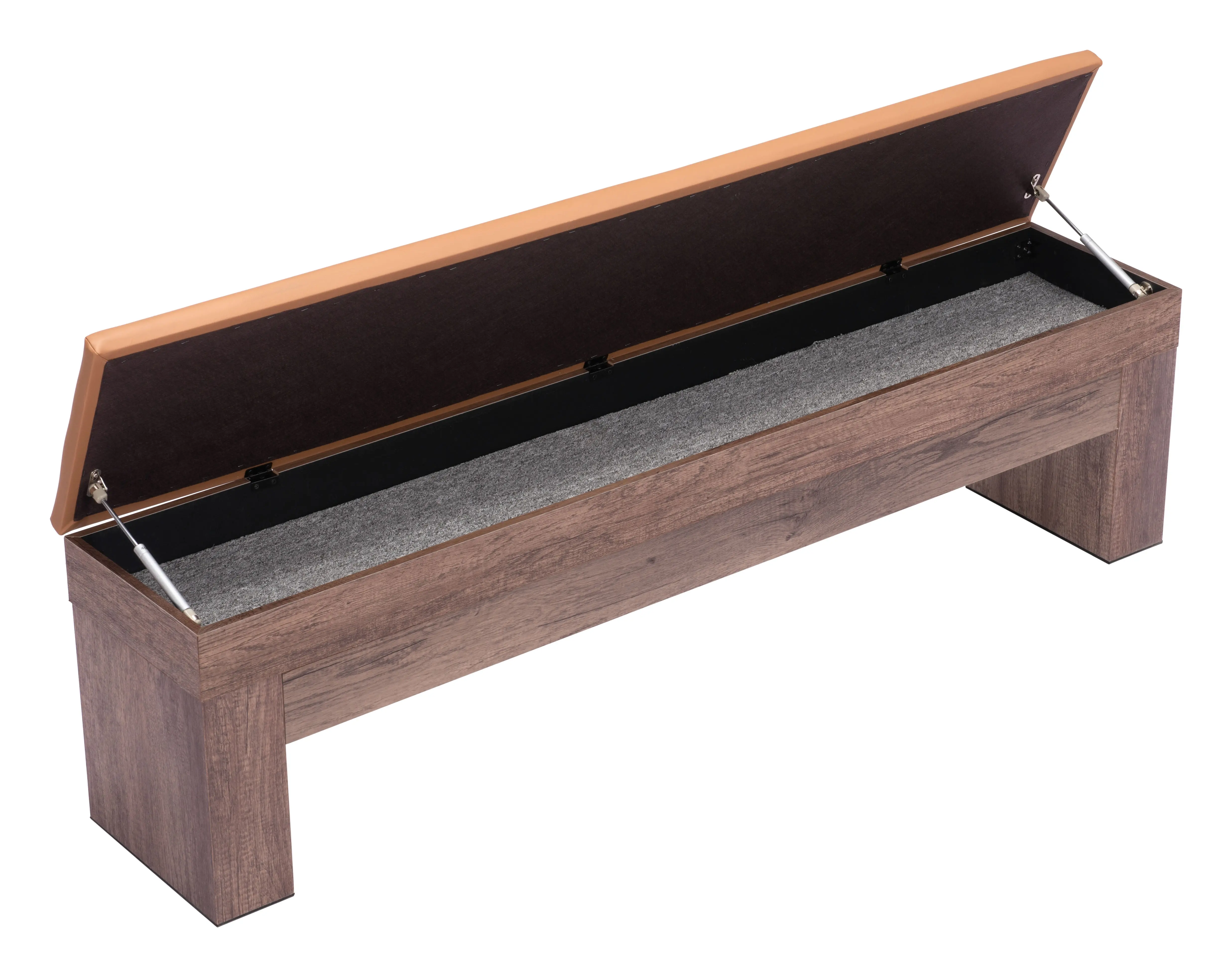 Bonker Brown Storage Bench-4