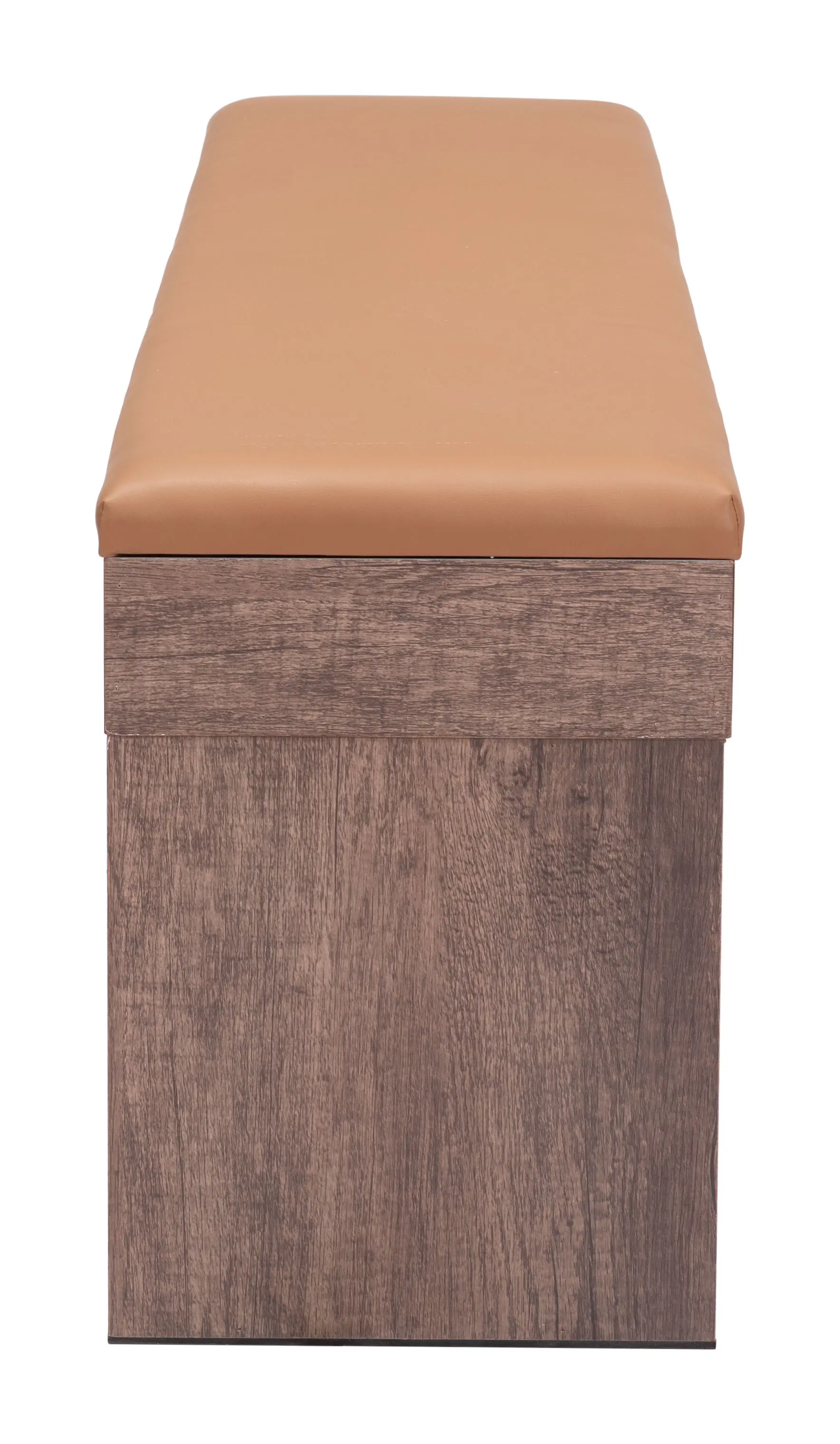 Bonker Brown Storage Bench-5