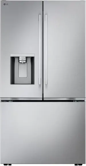 LG 24 Cu Ft French Door Refrigerator - Counter Depth Stainless