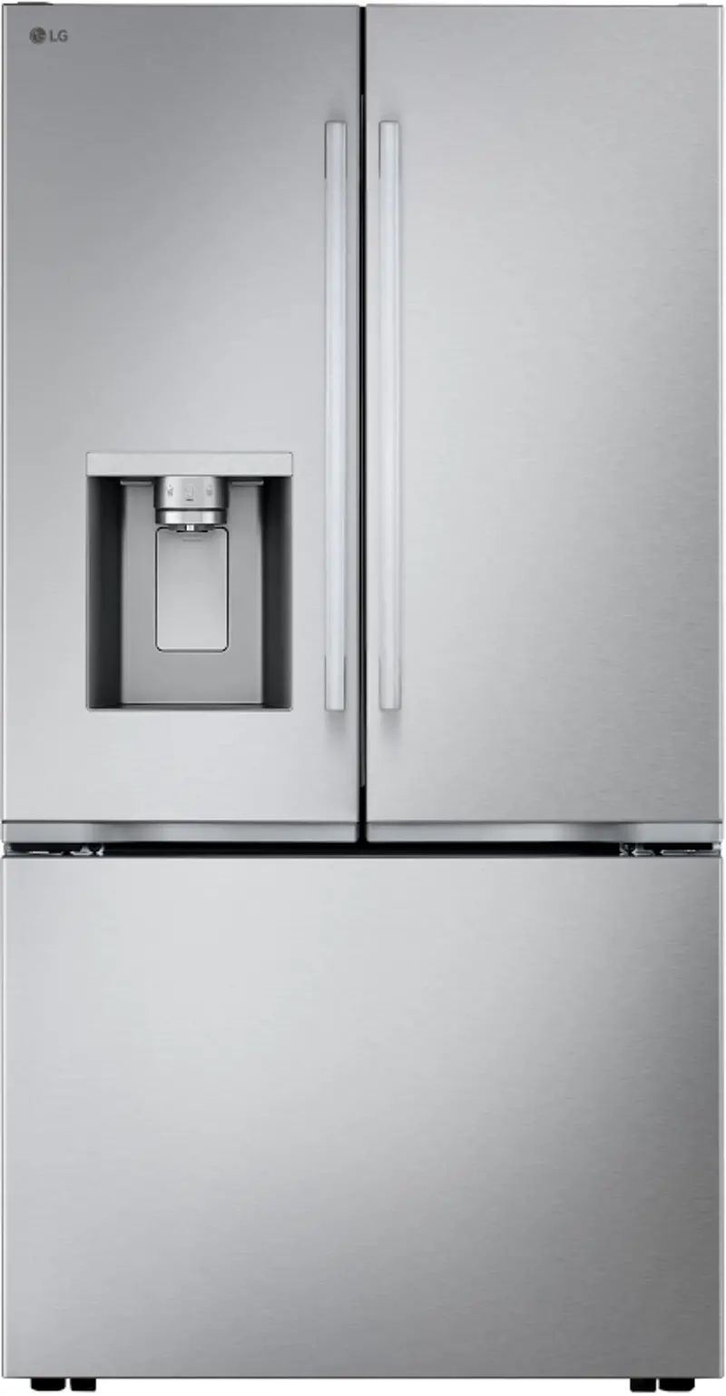 LG 23.7 Cu Ft French Door Refrigerator - Counter Depth Stainless Steel