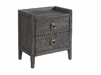 Portia Black Nightstand