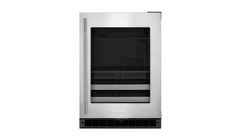 KitchenAid 4.8 Cu Ft 2-Zone Beverage Center - Stainless Steel