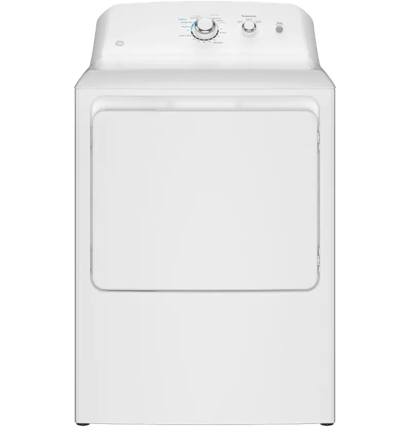 GE 6.2 Cu Ft Electric Dryer - White