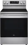 LREN6321YE LG 6.3 Cu Ft Single Oven Electric Smart Range - Stainless Steel