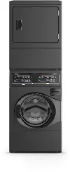 SF7008BE Speed Queen SF7 Stacked Electric Washer and Dryer Set - Black