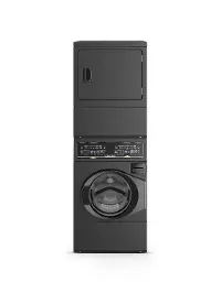 SF7008BE Speed Queen SF7 Stacked Electric Washer and Dryer Set - Black