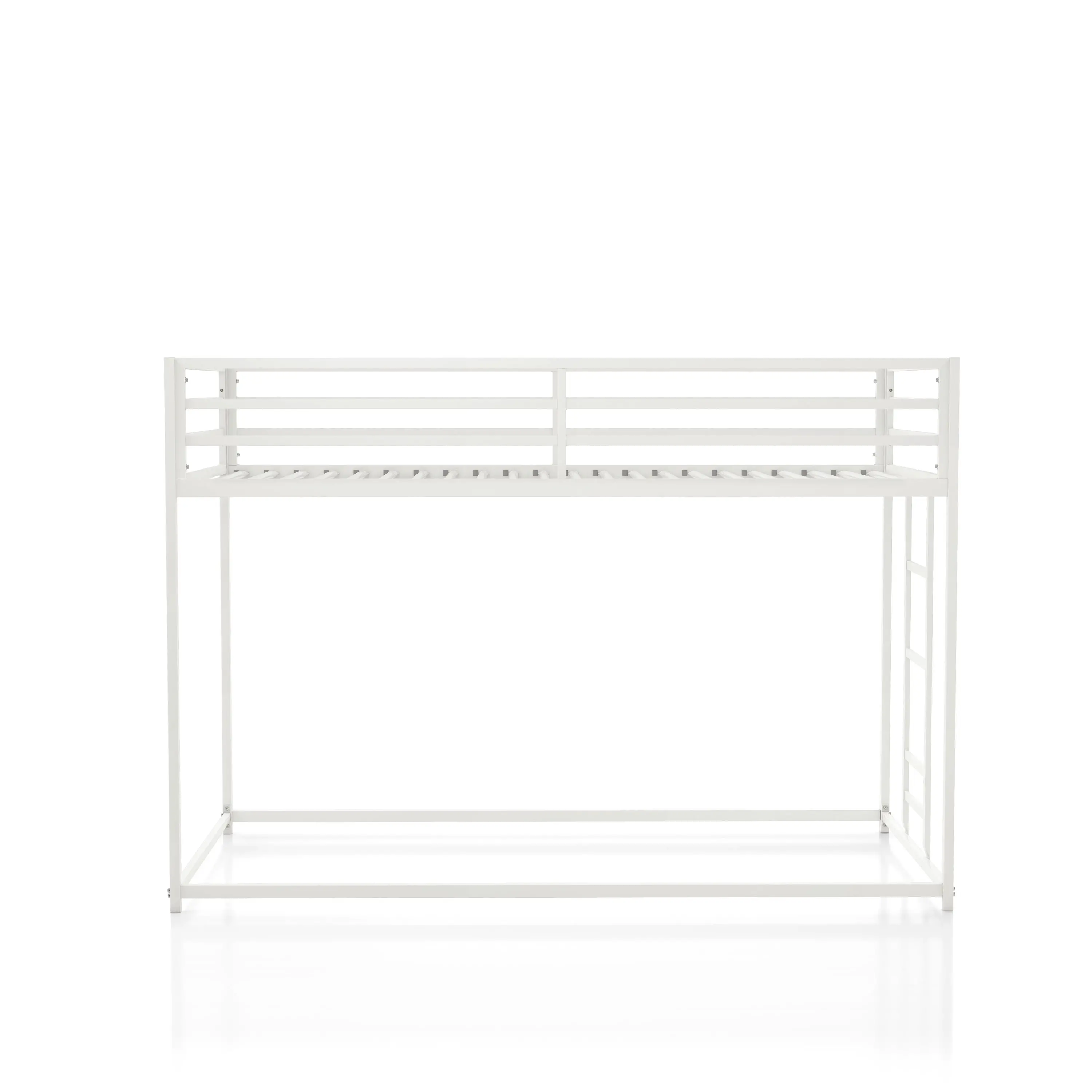 EC-BK701WH Jackson White Metal Twin over Twin Low Profile Bunk Bed-2