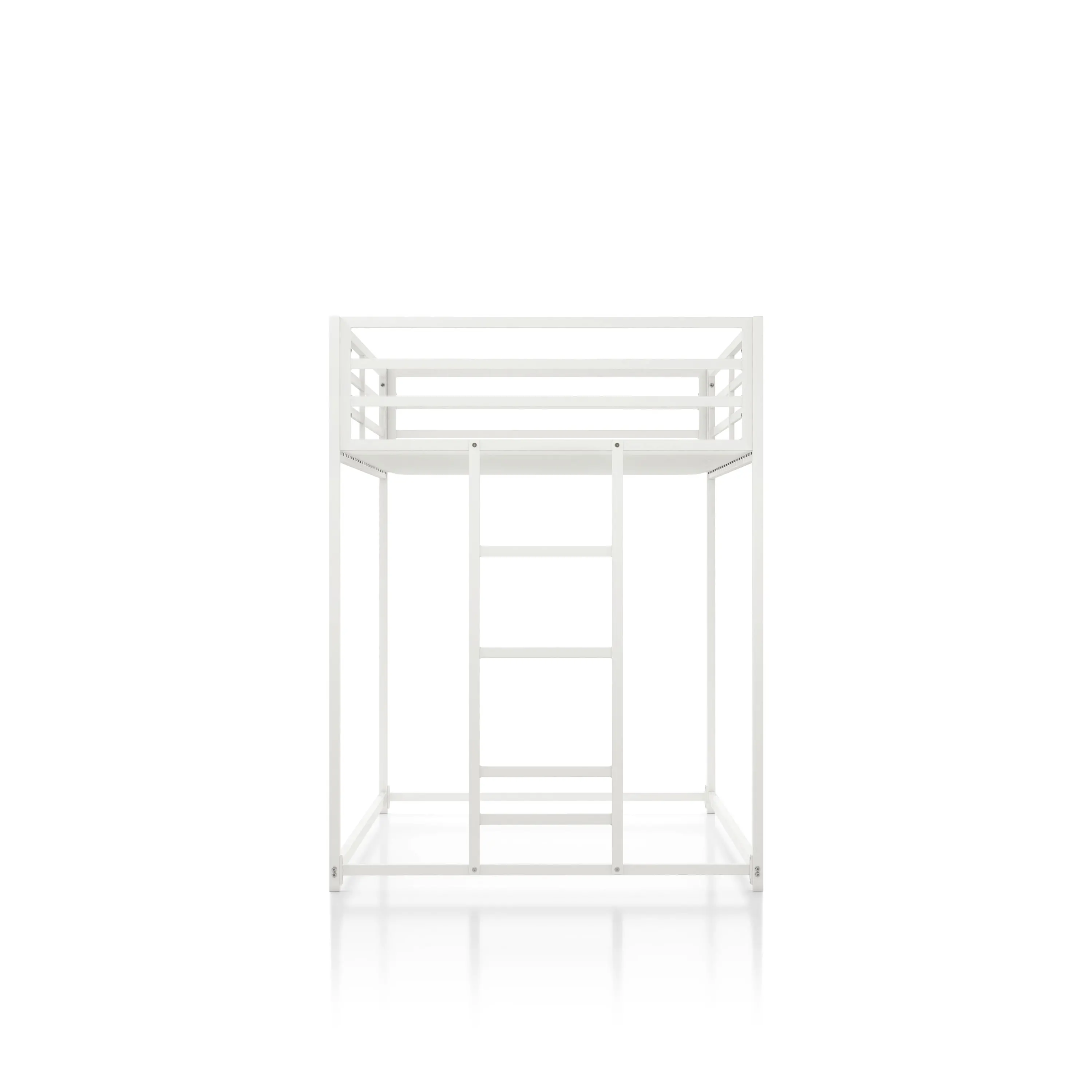 EC-BK701WH Jackson White Metal Twin over Twin Low Profile Bunk Bed-4