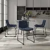 EC-3471BL-SC Eamon Blue Dining Chairs, Set of 2